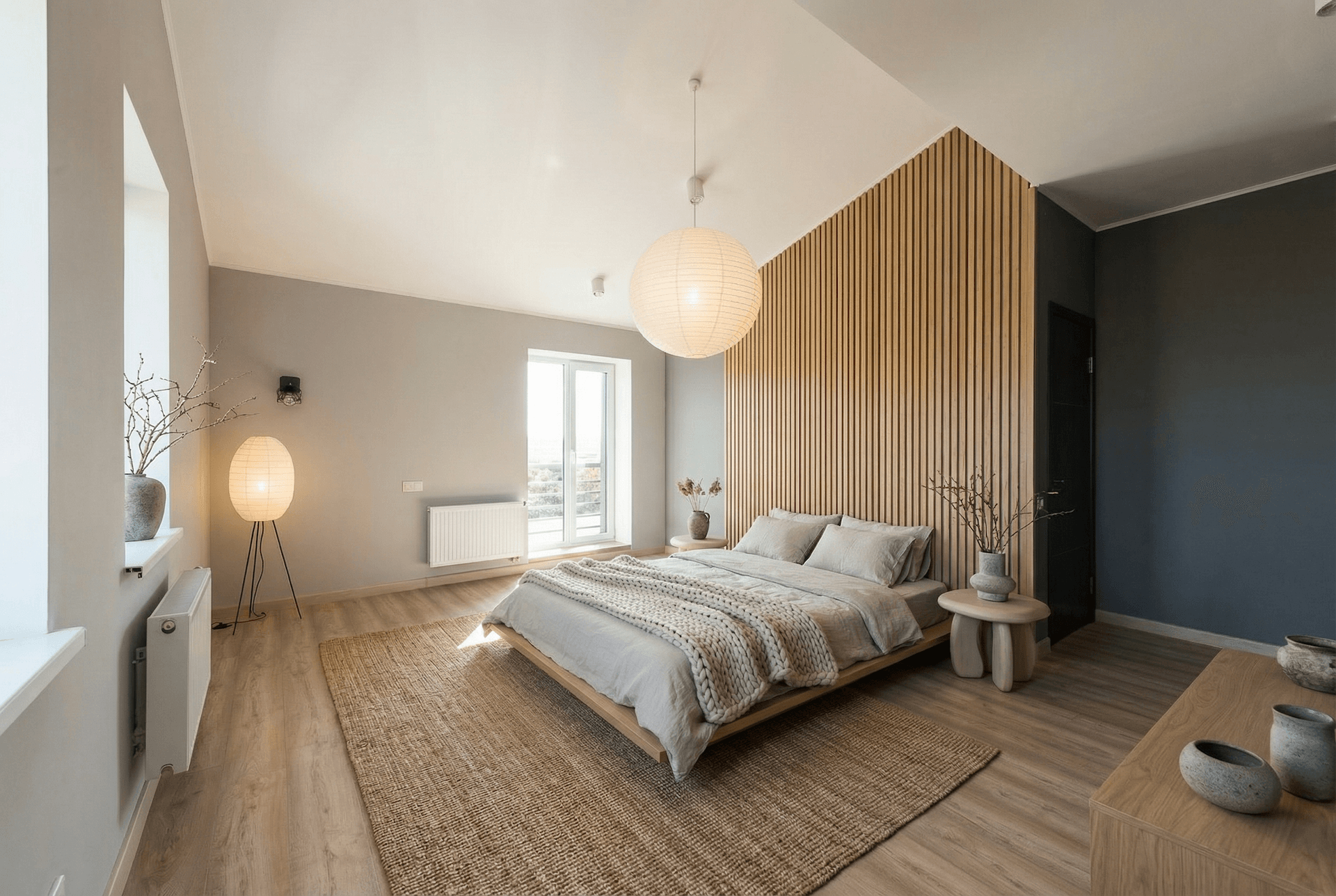 Nachher - Gestagter Raum